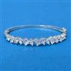 Cz Delicate Kada With 2 Tone Rhodium Plating