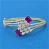 Cz Openable Kada With 2 Tone Plating