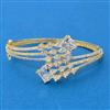 Cz Openable Kada With 2 Tone Plating