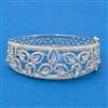 Cz Classic Kada With Rhodium Plating