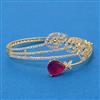 Cz Openable Kada With 2 Tone Plating