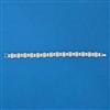 Cz Classic Bracelet With 2 Tone Rhodium Plating