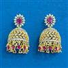 Cz Jhumki With 2 Tone Plating