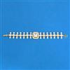 Cz Classic Bracelet With 2 Tone Plating