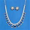Cubic Zirconia Classic Necklace Set With Mehndi Plating