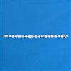 Cubic Zirconia Classic Bracelet With Mehndi Plating