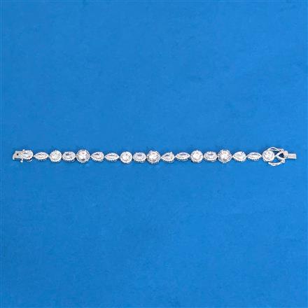 Cubic Zirconia Classic Bracelet With Mehndi Plating