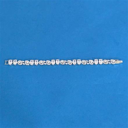 Cubic Zirconia Classic Bracelet With Mehndi Plating