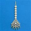 Cubic Zirconia Moti Tikka With 2 Tone Plating