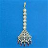 Cubic Zirconia Moti Tikka With 2 Tone Plating