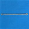 Cubic Zirconia Classic Bracelet With Rhodium 2 Tone Plating