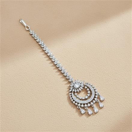 Cubic Zirconia Classic Tikka With Mehndi Plating