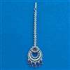 Cubic Zirconia Classic Tikka With Mehndi Plating