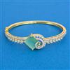 Cubic Zirconia Classic Kada With 2 Tone Plating