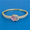 Cubic Zirconia Classic Kada With 2 Tone Plating