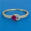 Cubic Zirconia Classic Kada With 2 Tone Plating