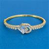 Cubic Zirconia Classic Kada With 2 Tone Plating