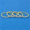 Cubic Zirconia Classic Bangles With Rhodium 2 Tone Plating