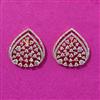 Cubic Zirconia Tops With Rhodium 2 Tone Plating