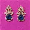 Cubic Zirconia Classic Earring With 2 Tone Plating