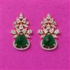 Cubic Zirconia Classic Earring With 2 Tone Plating
