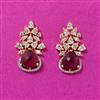 Cubic Zirconia Classic Earring With 2 Tone Plating
