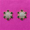 Cubic Zirconia Tops With 2 Tone Plating
