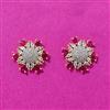 Cubic Zirconia Tops With 2 Tone Plating