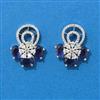 Cubic Zirconia Delicate Earring With Mehndi Plating