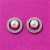 Cubic Zirconia Tops With Rhodium 2 Tone Plating
