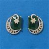 Cubic Zirconia Tops With 2 Tone Plating