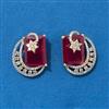 Cubic Zirconia Tops With 2 Tone Plating