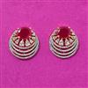 Cubic Zirconia Classic Earring With 2 Tone Plating
