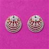 Cubic Zirconia Classic Earring With 2 Tone Plating