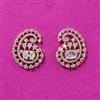 Cubic Zirconia Delicate Earring With 2 Tone Plating