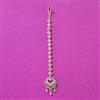 Cubic Zirconia Delicate Tikka With Rhodium 2 Tone Plating
