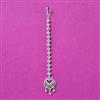 Cubic Zirconia Delicate Tikka With Rhodium 2 Tone Plating