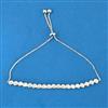Cubic Zirconia Classic Bracelet With Rhodium 2 Tone Plating