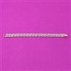 Cubic Zirconia Classic Bracelet With Rhodium 2 Tone Plating