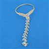 Cubic Zirconia Classic Hath Pan With Rhodium 2 Tone Plating