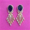 Cz Classic Earring With 2 Tone Plating