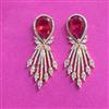 Cz Classic Earring With 2 Tone Plating