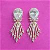 Cz Classic Earring With 2 Tone Plating