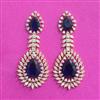 Cz Classic Earring With 2 Tone Plating