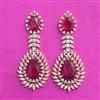 Cz Classic Earring With 2 Tone Plating
