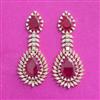 Cz Classic Earring With 2 Tone Plating