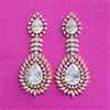 Cz Classic Earring With 2 Tone Plating