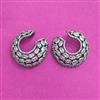 Cz Classic Earring With Black Plating