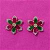 Cubic Zirconia Tops With 2 Tone Plating
