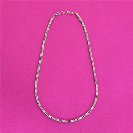 Cz Delicate Chain With Rhodium Plating